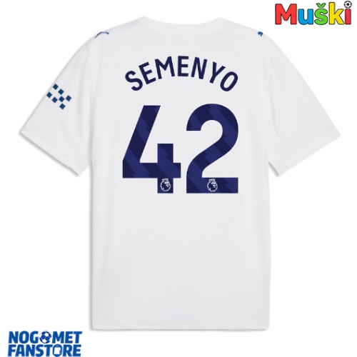 Manchester City Antoine Semenyo #42 Rezervni Dres 2026-27 Kratak Rukav